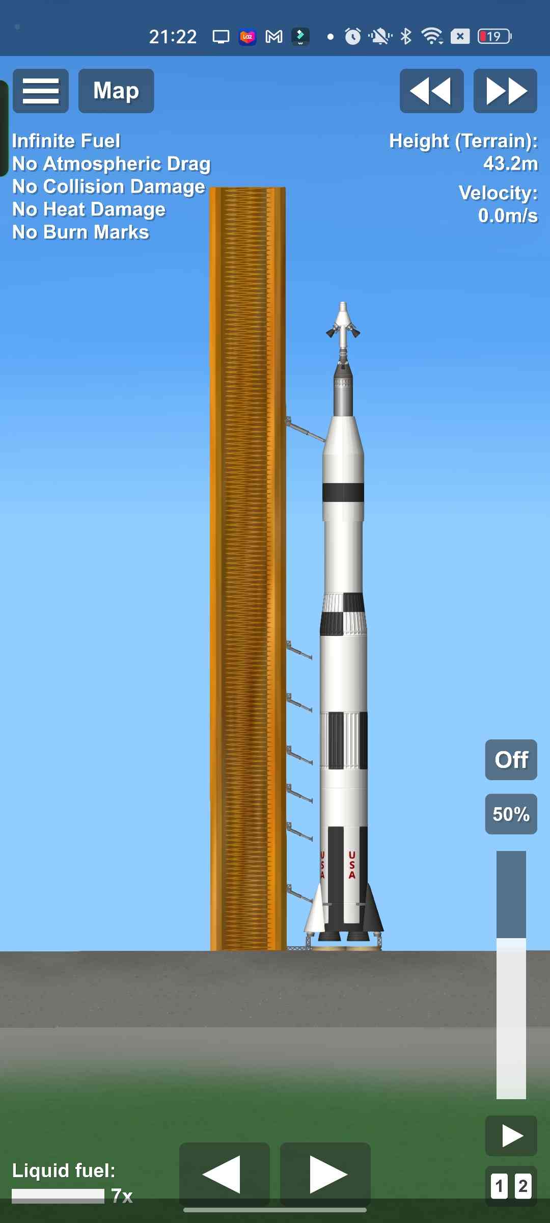 Saturn V [2021] for Spaceflight Simulator • SFS UNIVERSE